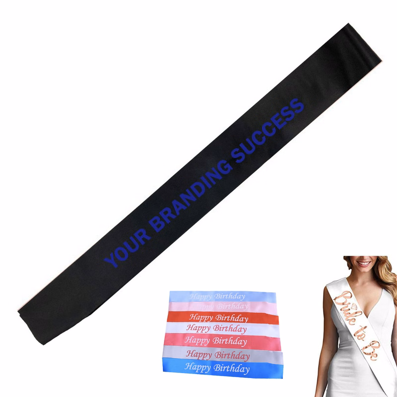 Glitter Personalized Sash