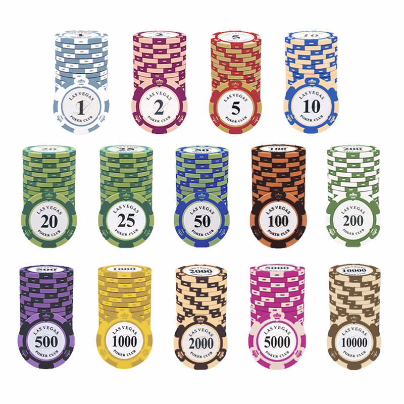 1.55" Professional Poker Tournament Chips