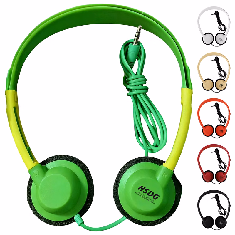 Promotional 3.5mm Wired Airline Headband Headphones (MOQ: 1000 PCS)