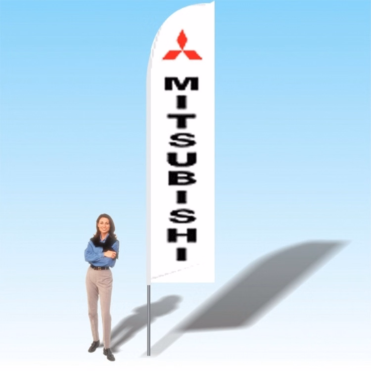 15FT Mitsubishi Advertising Banner Flag