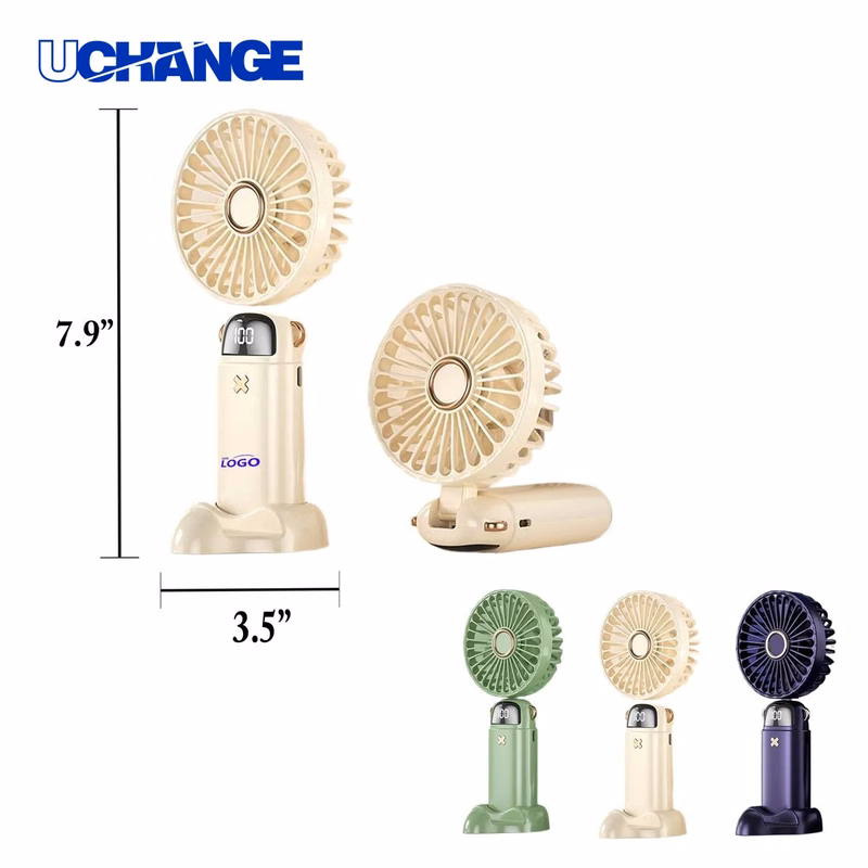 USB Portable Folding Fan with Base