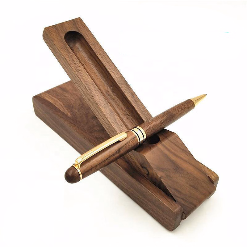 GreenGift- EcoLuxe Walnut Pen Set