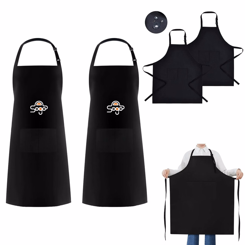 Full Color Waterproof Large Bib Apron