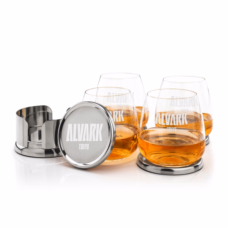 Baldoni Coasters & Hogarth On-the-Rocks Set