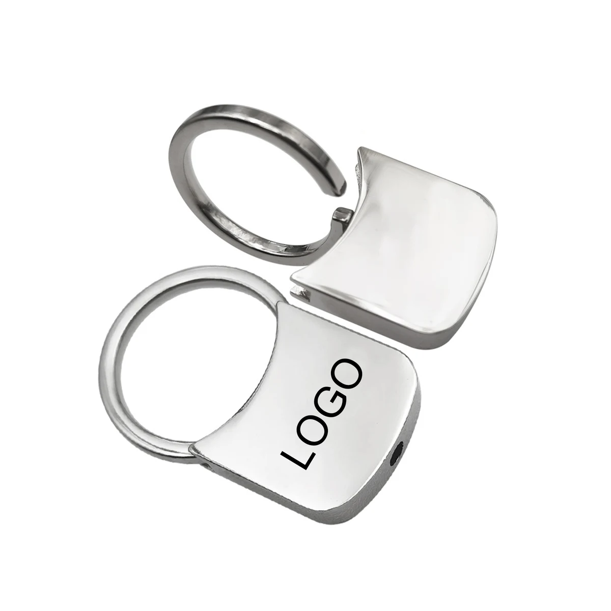 Fashion Twist Lock Metal Keychain 1