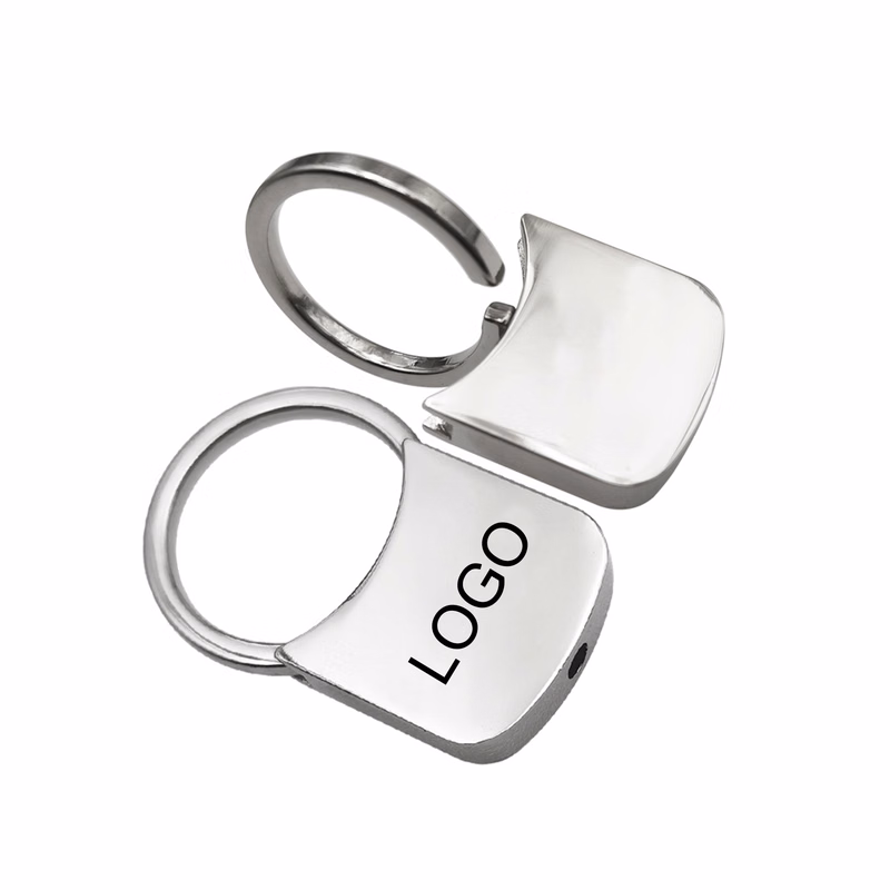 Fashion Twist Lock Metal Keychain