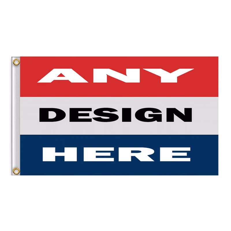 3' x 5' 3-Ply Custom Advertising Flags MOQ 30PCS