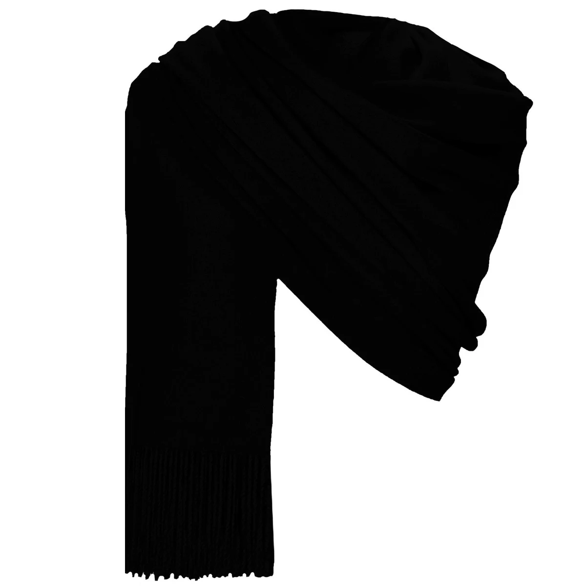 Black Viscose Pashmina 1