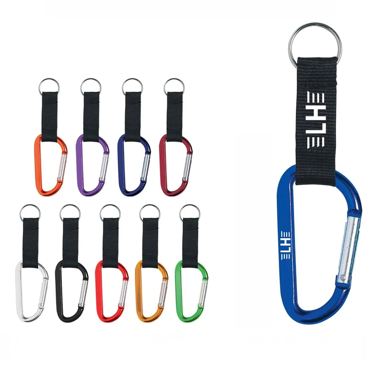 Keychain Key Strap With Aluminum Carabiner 1