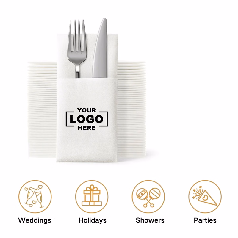 Disposable Knives And Forks Pack Dust Free Napkins