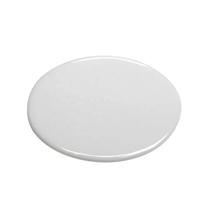 Ceramic Oval 4 " L x 3" Dye Sublimation White Tile Heat Pres 1