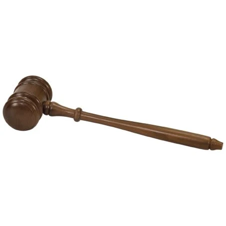 10" Walnut Genuine Gavel 1