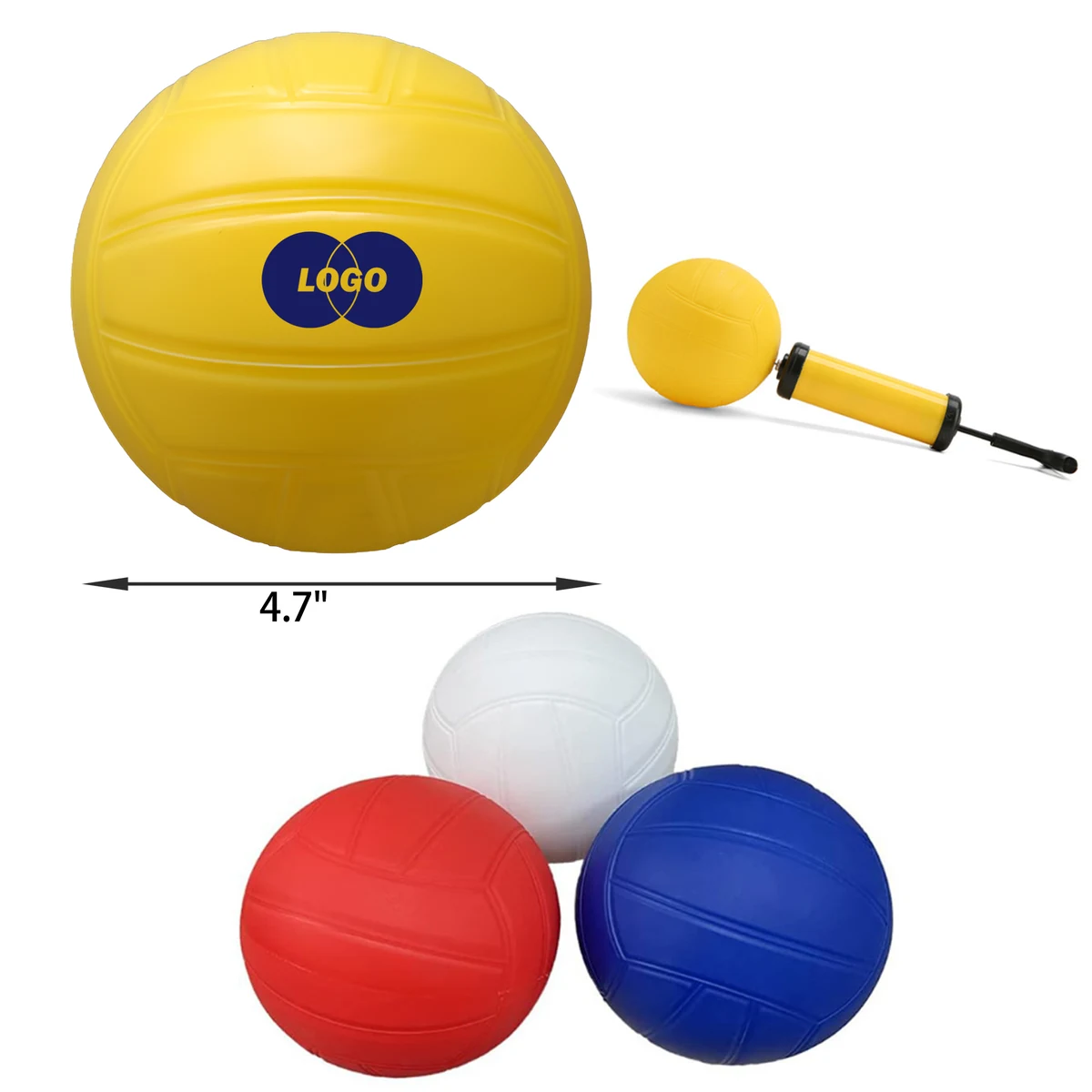 MOQ 50 PCS Soft 4.7In Mini Volleyball 1