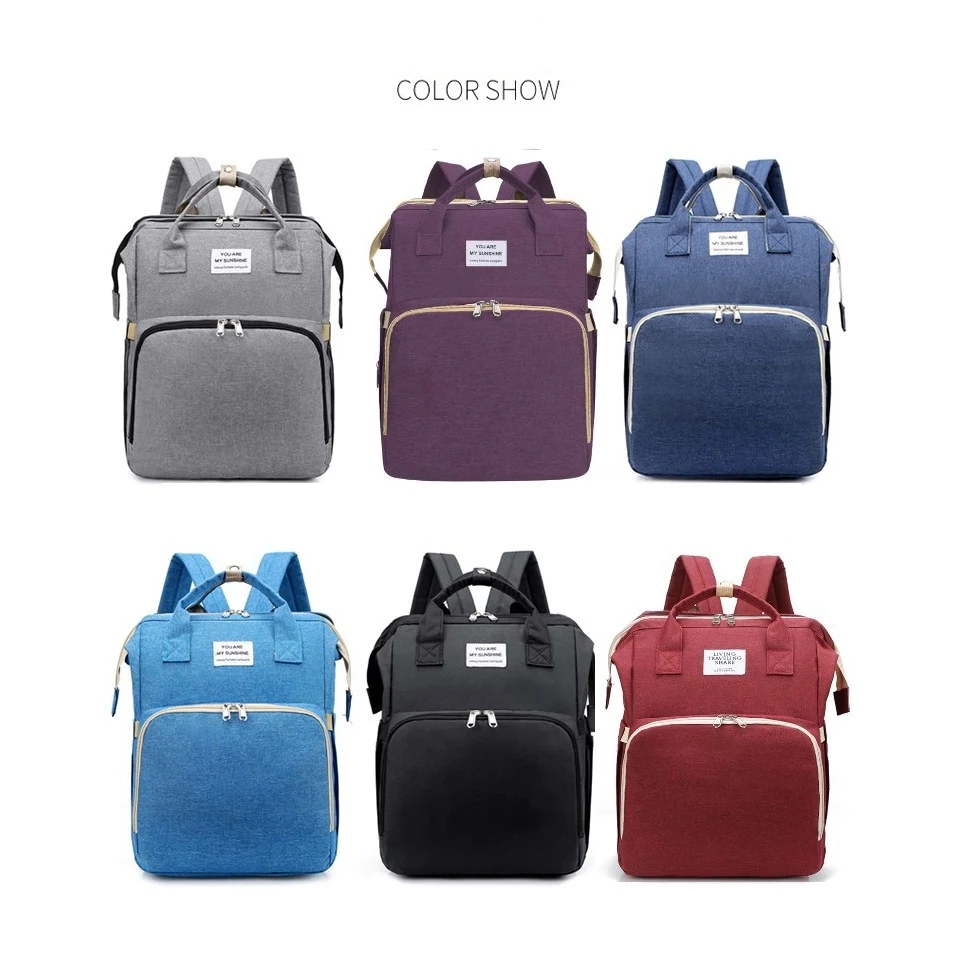 Diaper Bag Backpack with Baby Changing Station 1