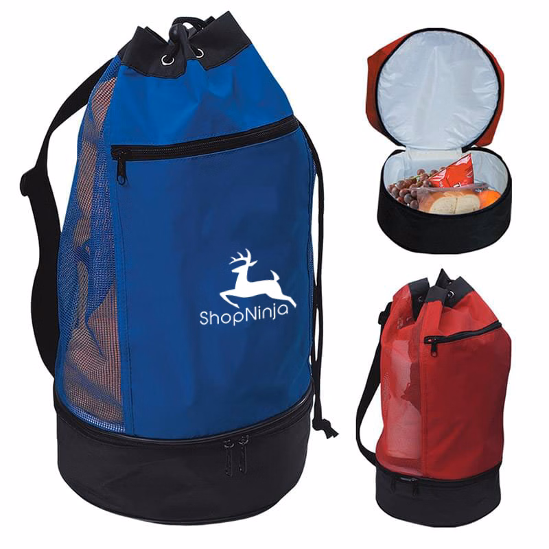 Beach Bag with an Insulated Compartment