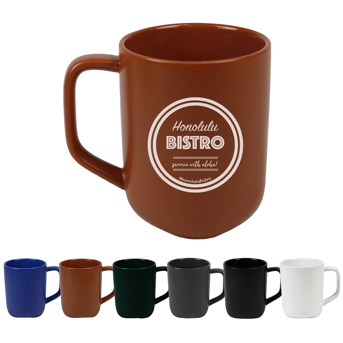 18oz Recycled Ceramic Mug w/ Triangle Bottom 1
