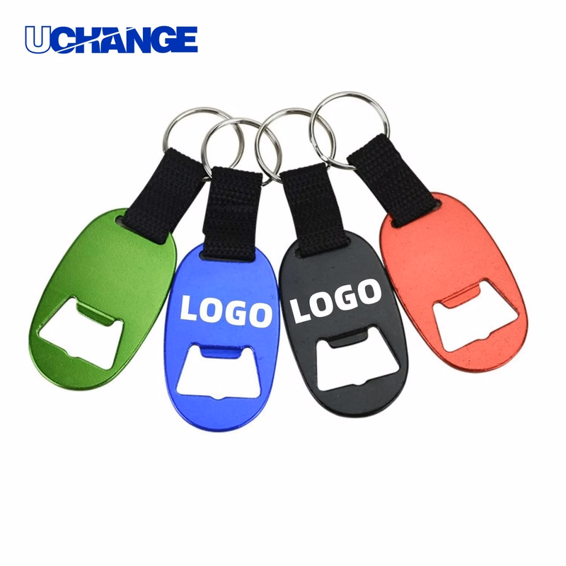 Bottle Opener Keychain Ring