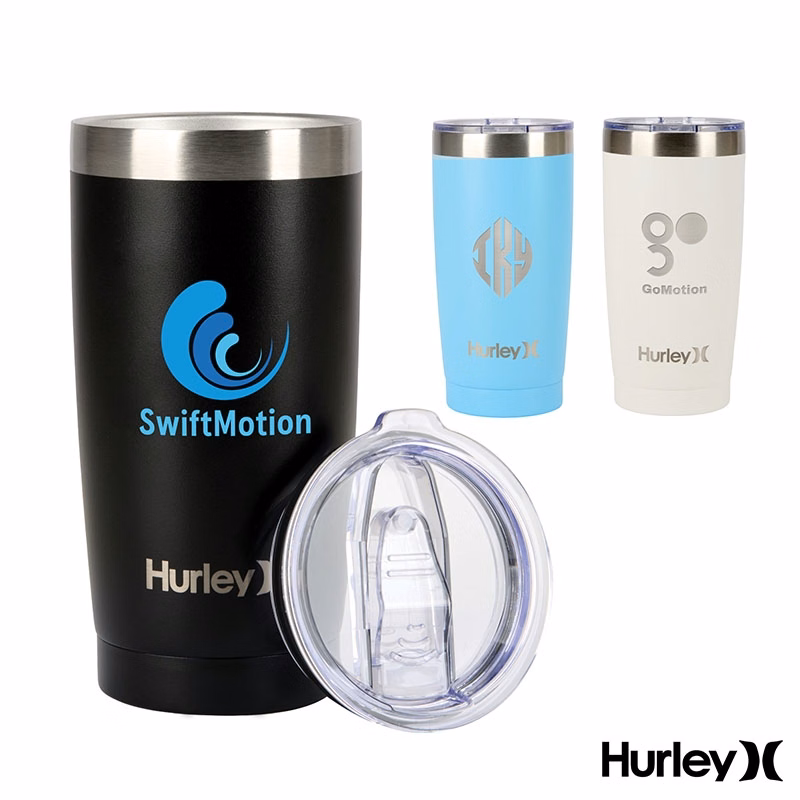 Hurley® 20 oz. Double Wall Stainless Steel Travel Tumbler