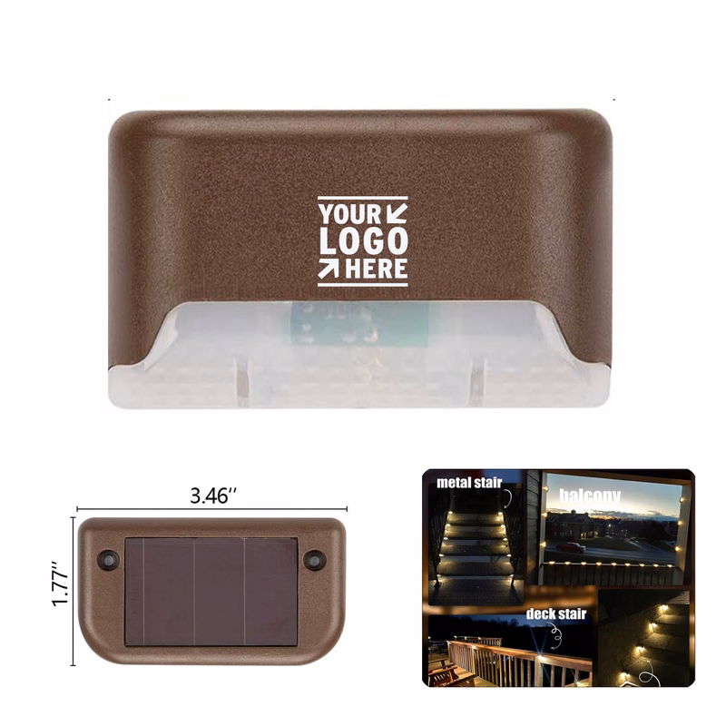 Outdoor Waterproof Yard Pathway Solar Deck Step Led Light