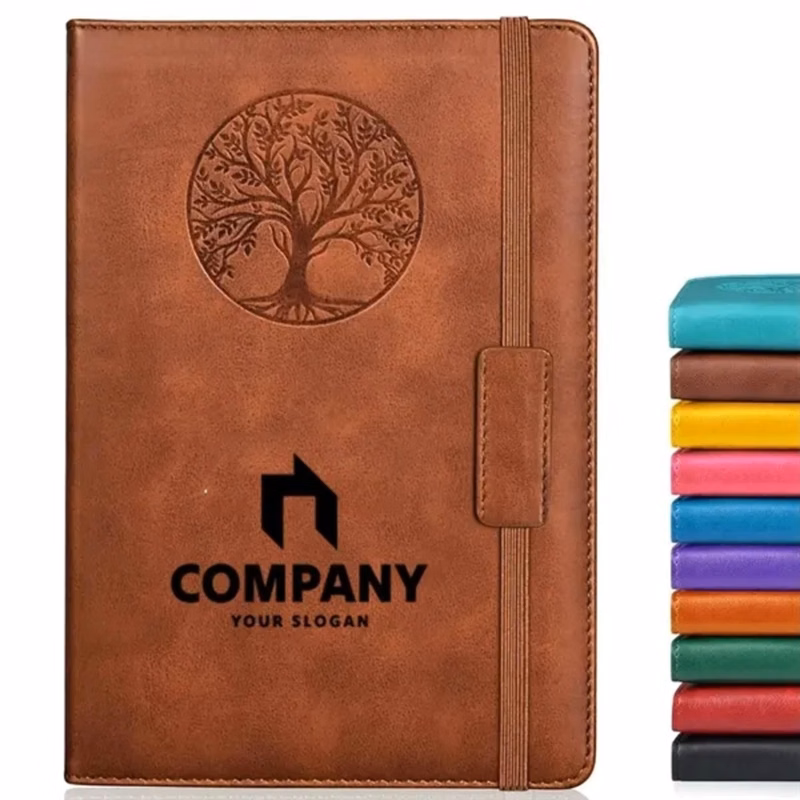 A5 Hardcover Leather Notebook
