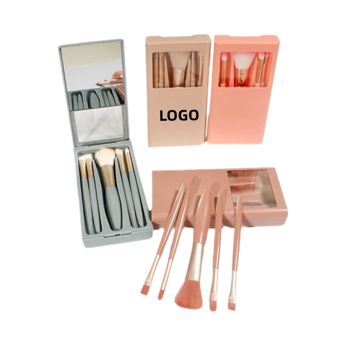 Soft ABS Handle Cosmetic Brushes 1