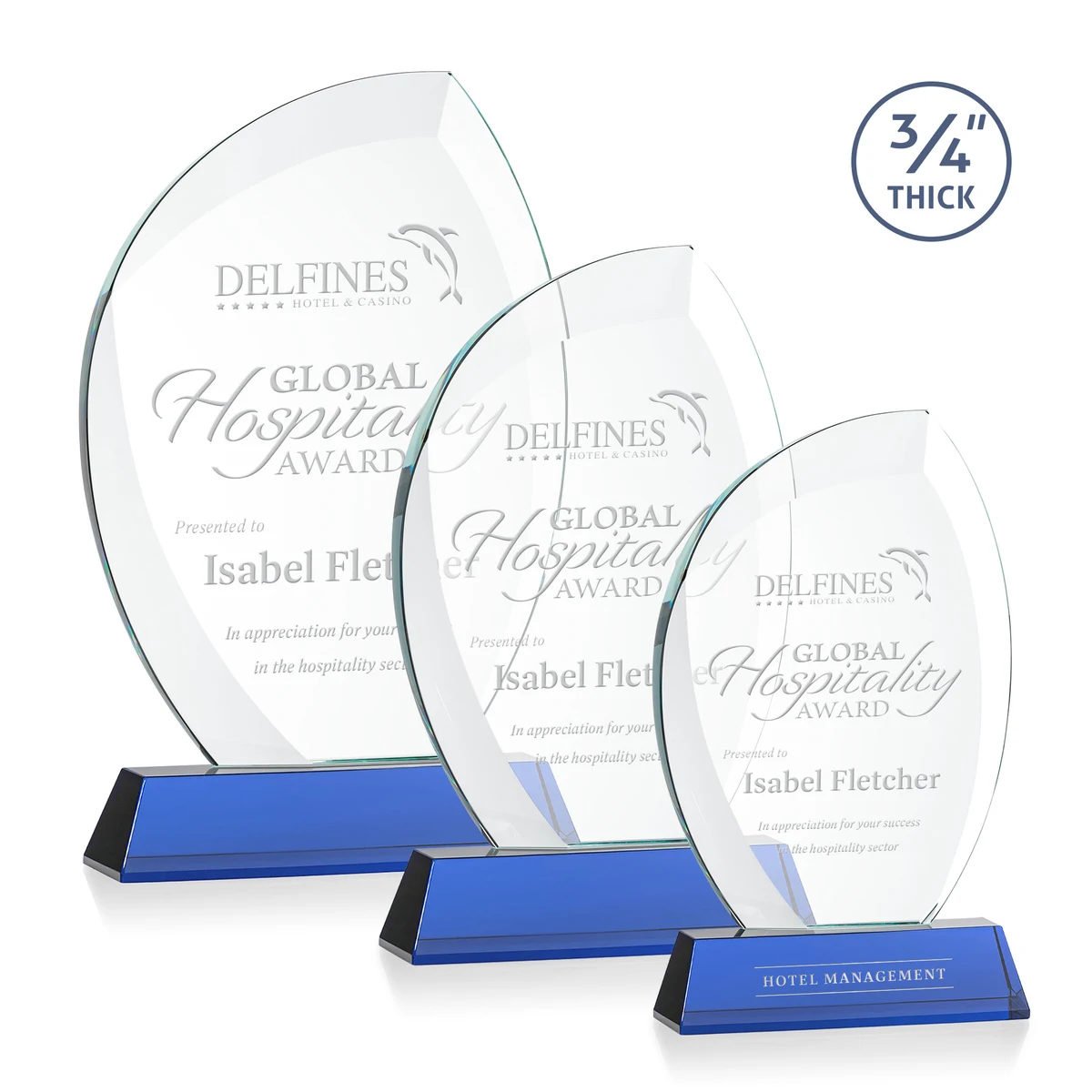 Wichita Award on Newhaven Base - Blue 1