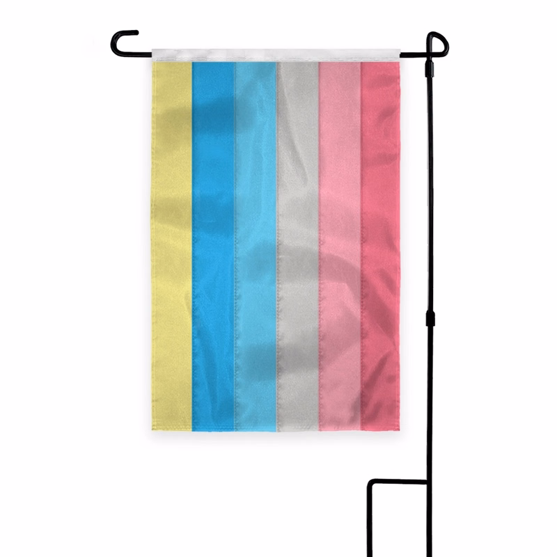 12" x 18" 1ply Nylon Genderflux Deluxe Garden Flag