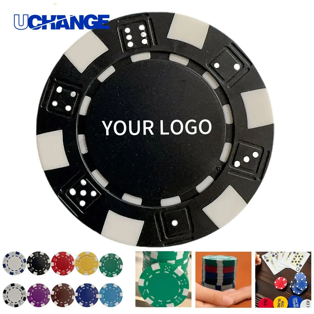 ABS Poker Chip 1.57 Inch 11.5 Gram Game Chip 1