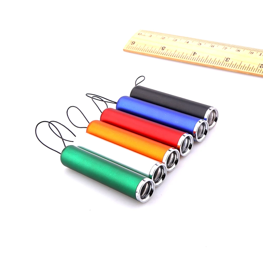 Mini LED flashlight electric torch key ring 1