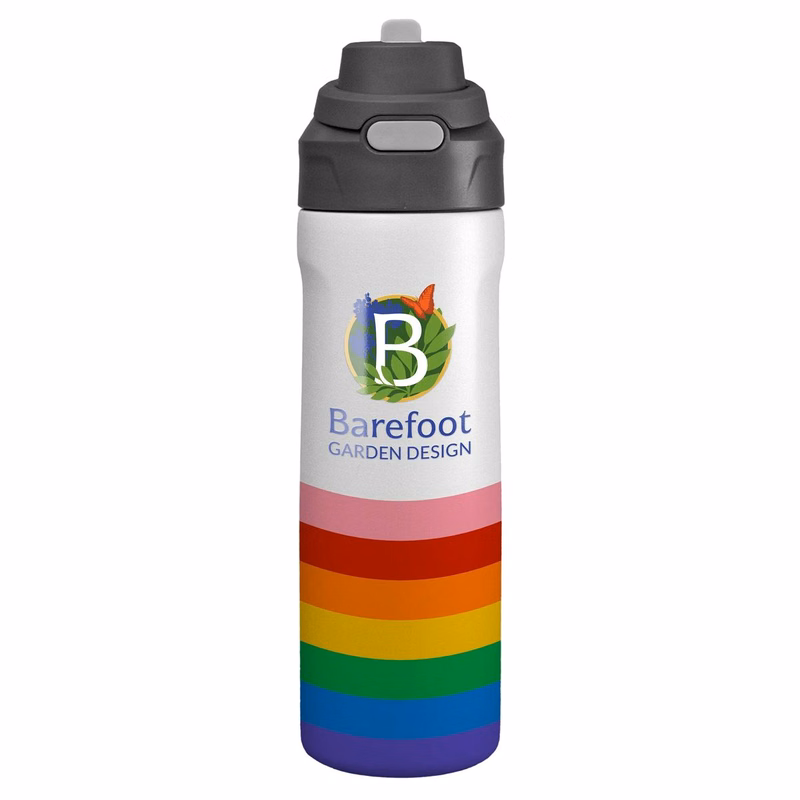 Pop Up 24 Oz. Recycled Rainbow Bottle