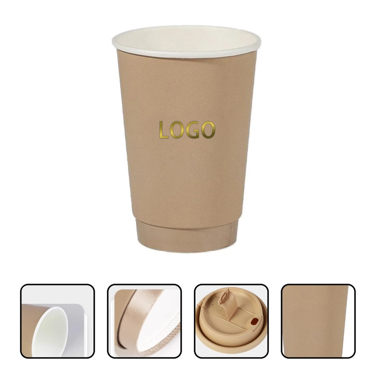 16.9oz Insulated Takeout Beverage Cup 1