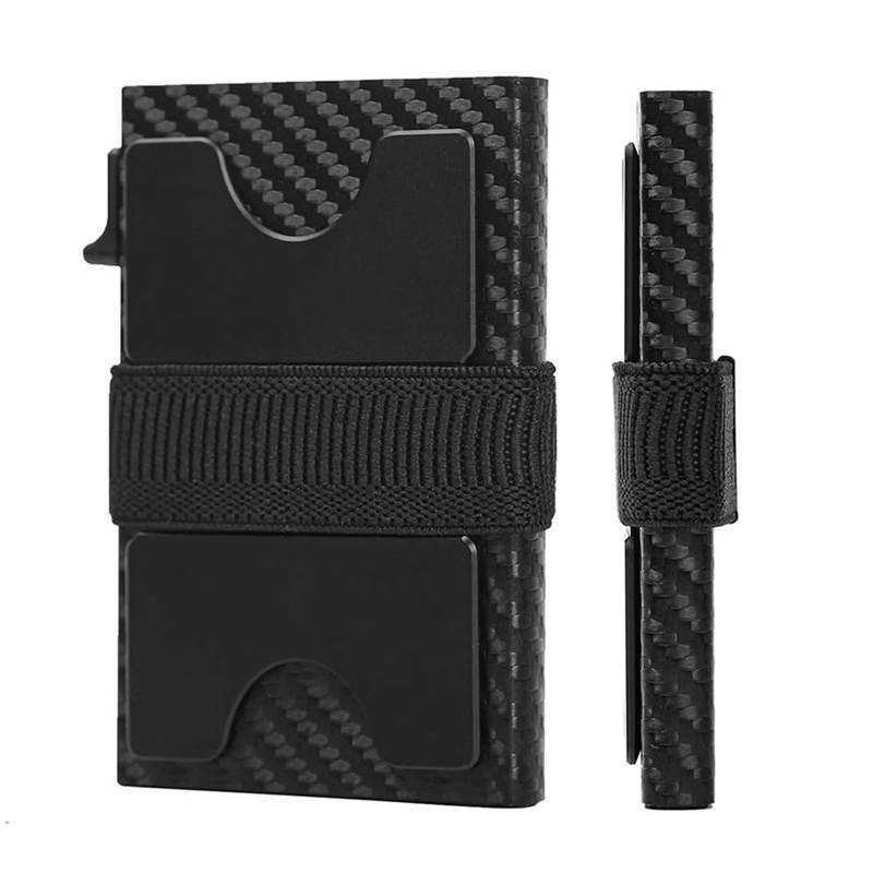Slim Minimalist Pop Up Card Holder for 12 Cards