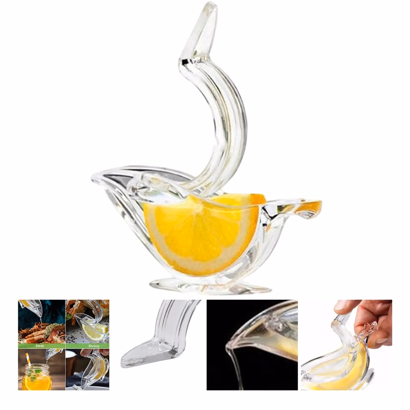 4.73 Inch Acrylic Lemon Juicer Portable and Easy Clean