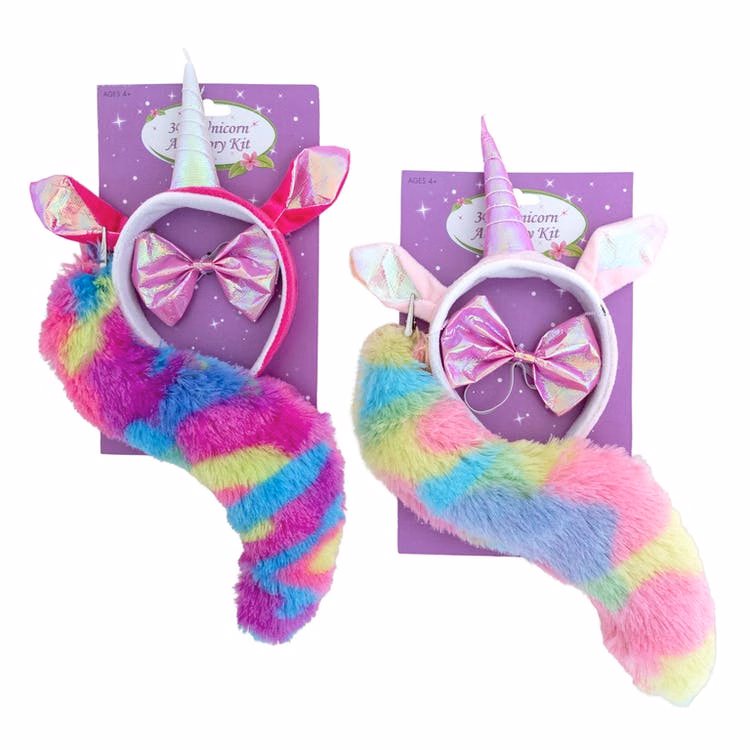 Unicorn Costume Headpieces - 3 Styles Ages 4+