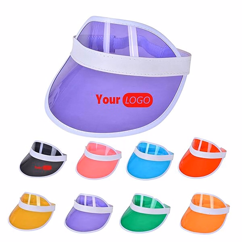 MOQ50pcs Unisex Iridescent Colored Sun Visor