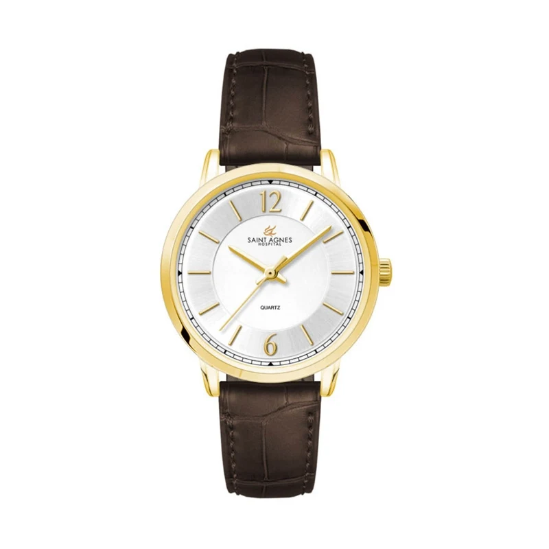 30.5MM, GOLD METAL CASE, 3-HAND MVT 1