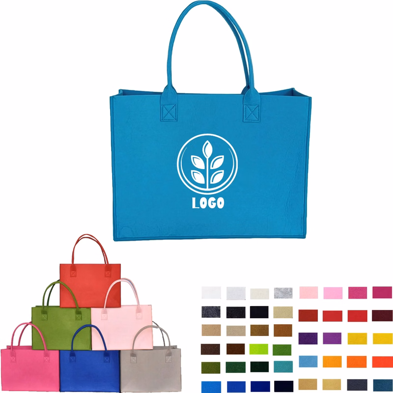 7.9" x 5.9" Felt Tote Bag