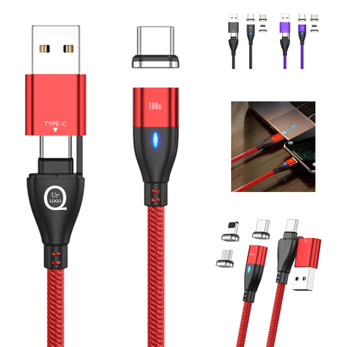 39.37 Inch Length Magnetic Charging Cable 1