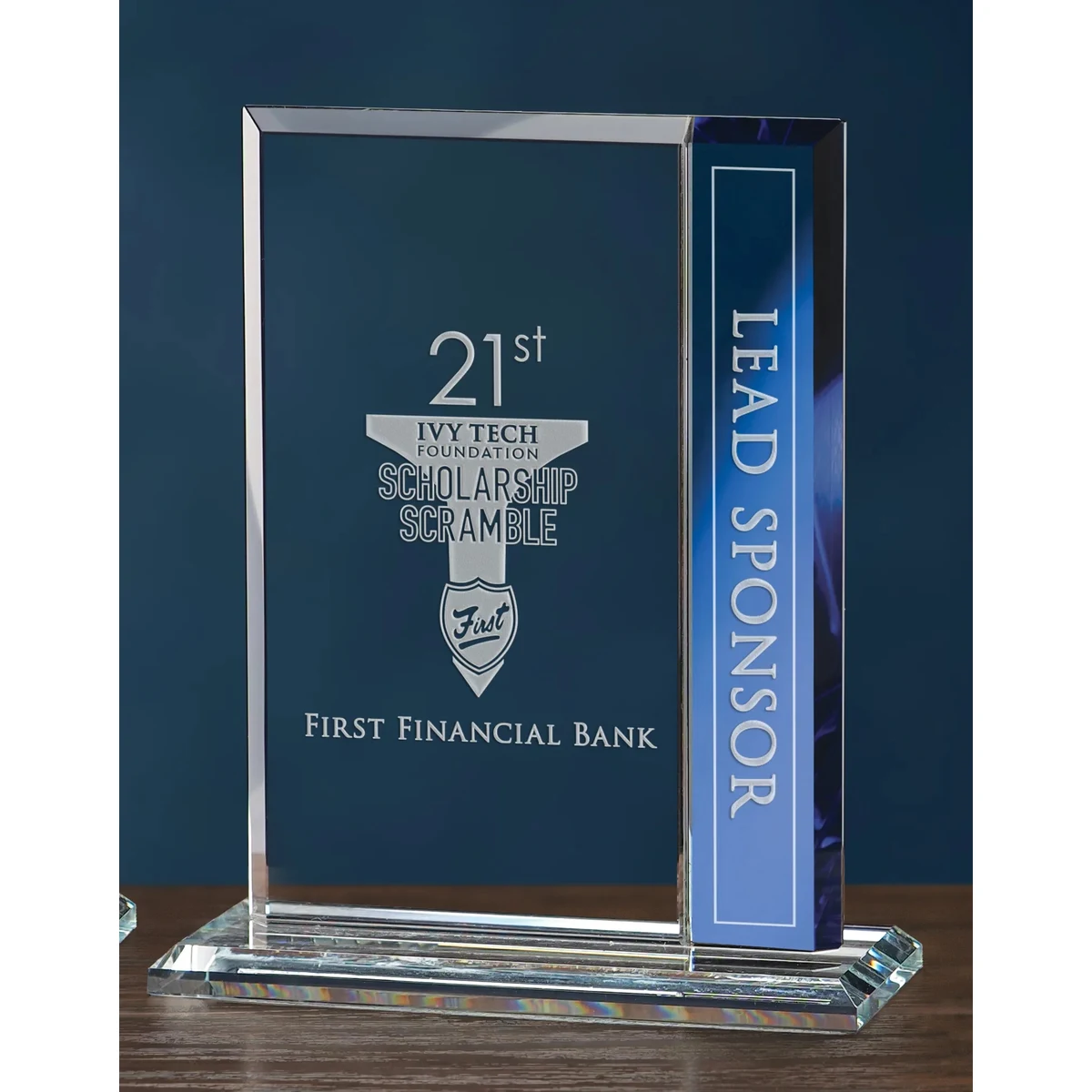 Duet Rectangle Award - Blue 1