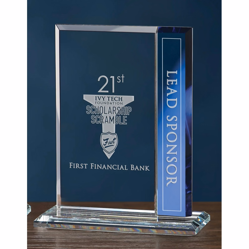 Duet Rectangle Award - Blue