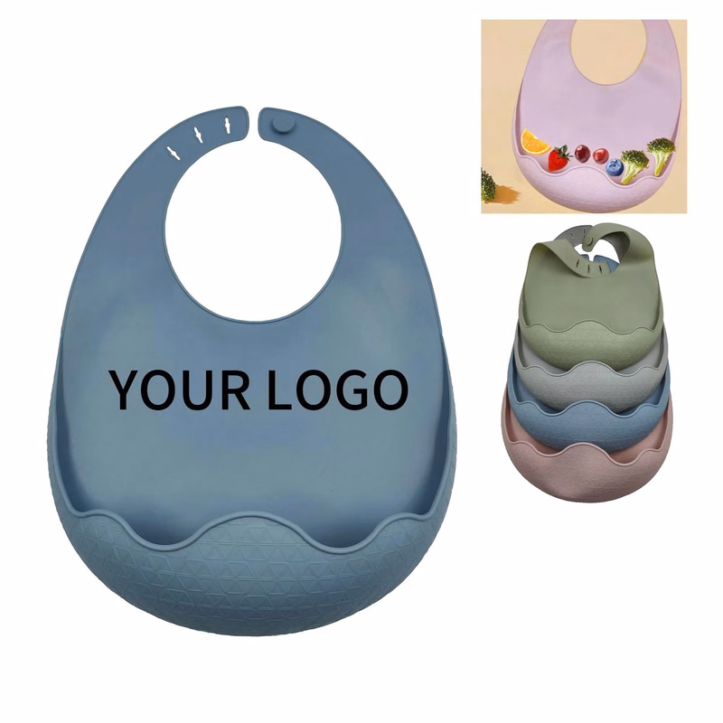 Waterproof Silicone Bib for Infants and Toddlers