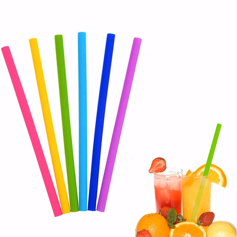 Tumbler Straight Silicone Reusable Straw – Food-Grade, BPA-Free, Replacement for 30–40 oz Tumblers