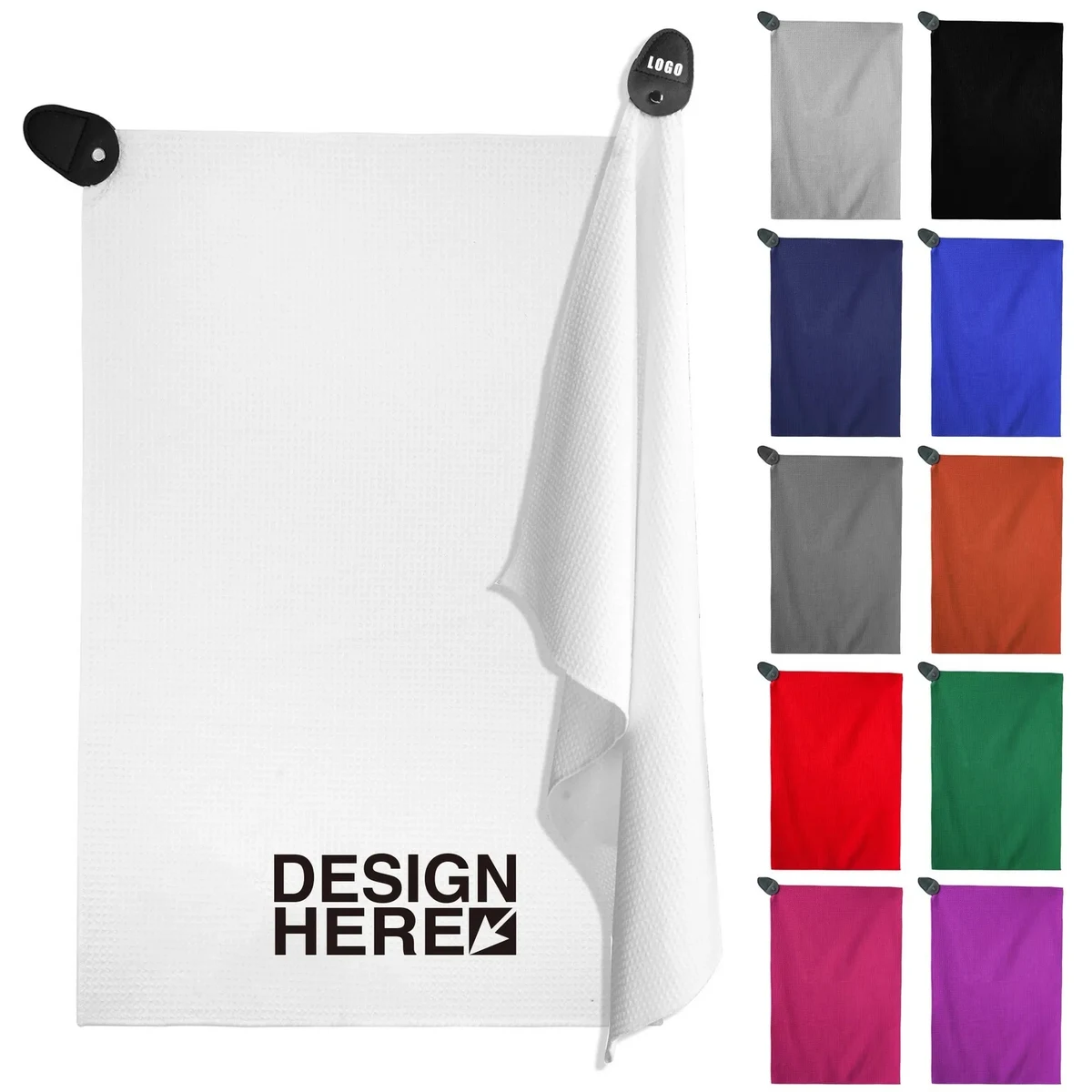 Magnetic Microfiber Golf Towels 1