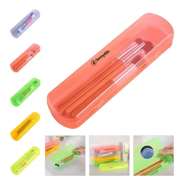 Custom Translucent Wood Pencil Case With Double Layer — Student Stationery Organizer 1