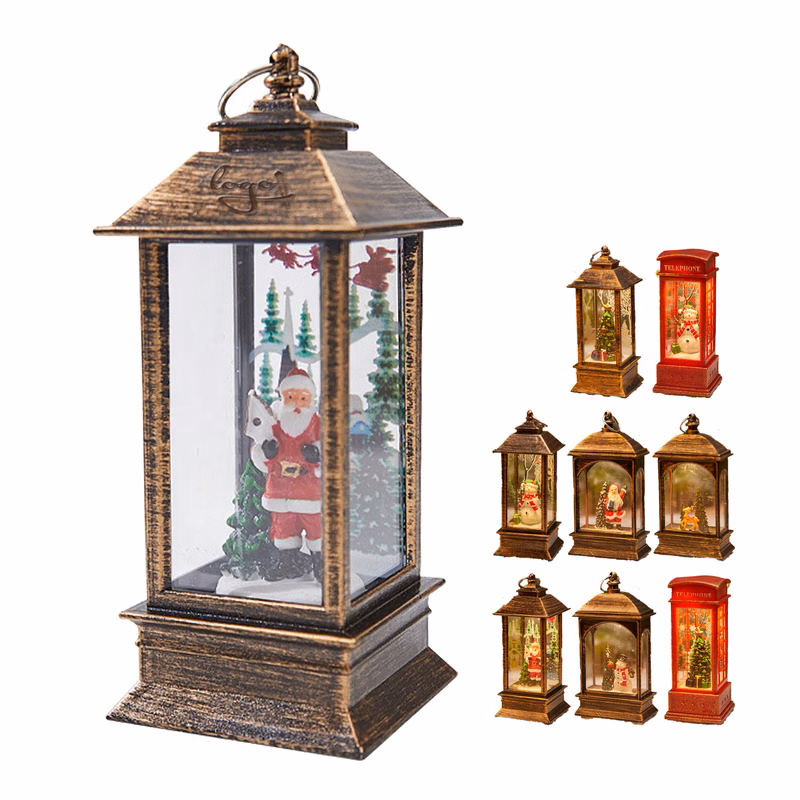 Christmas LED Water-Filled Decorative Lantern