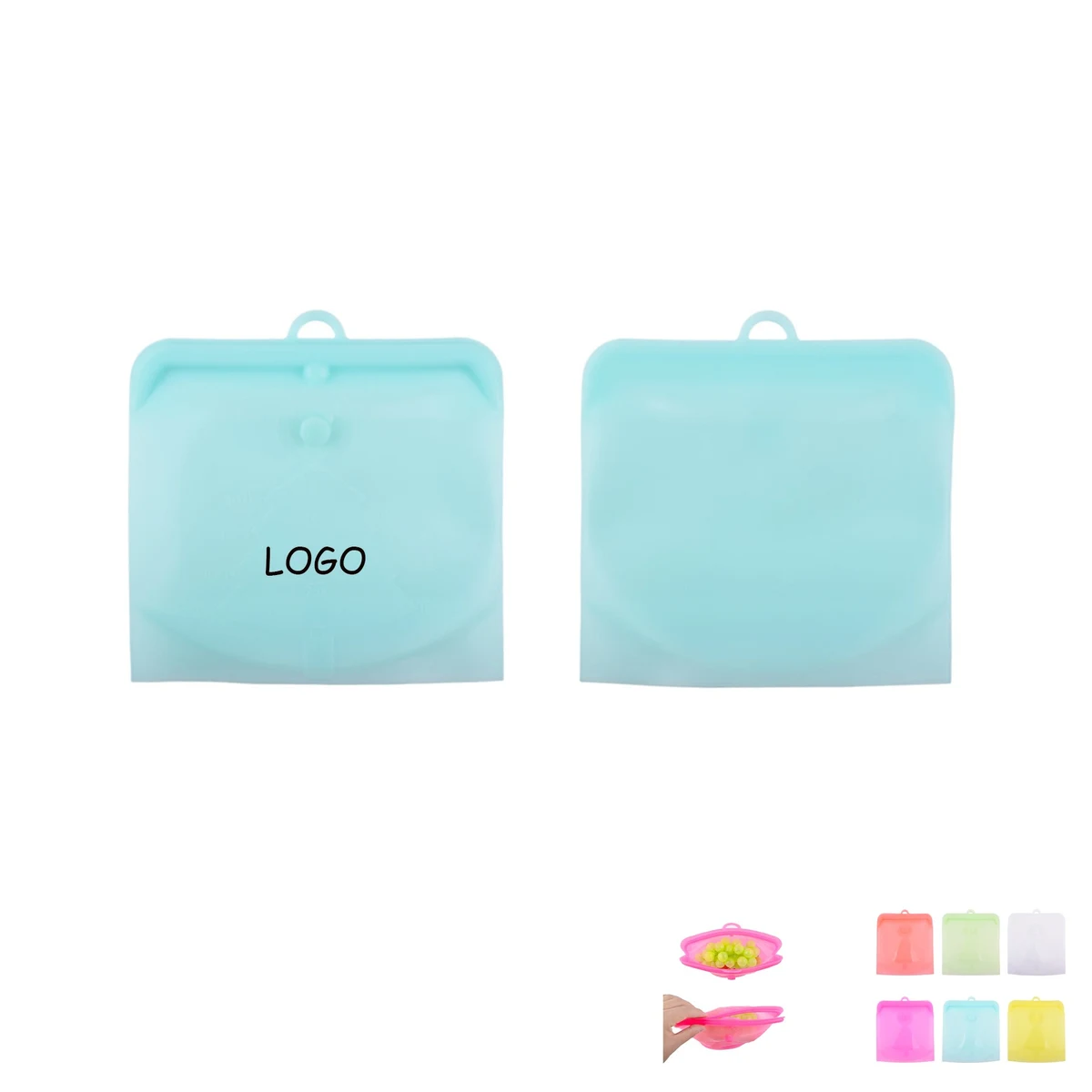 Portable Silicone Food Storage Bags 1
