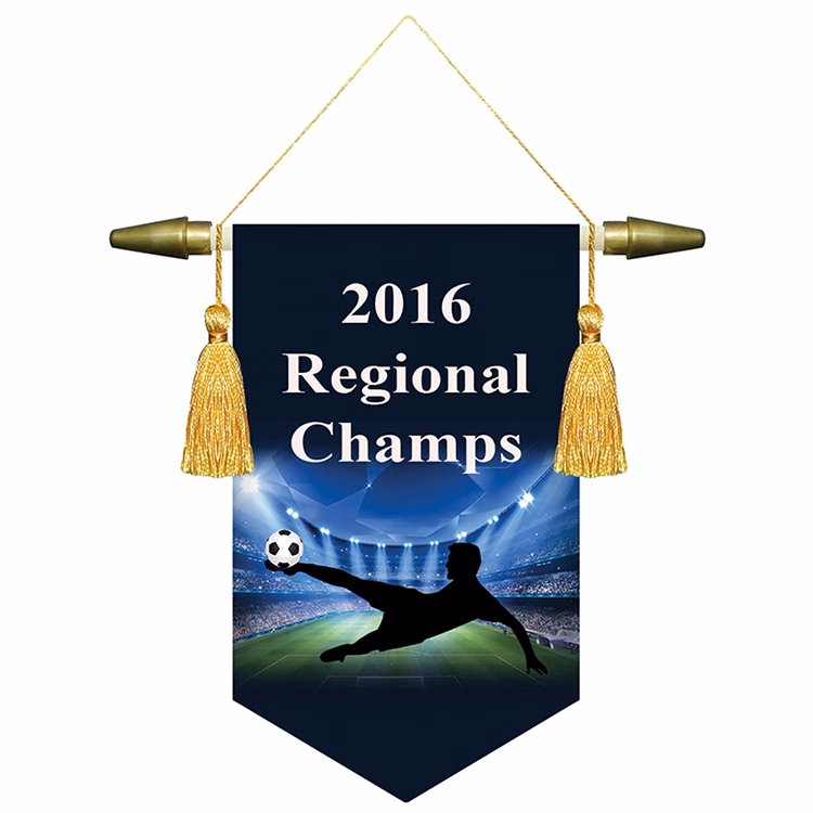 6" x 9" Podium Banner, V Cut/ No Fringe