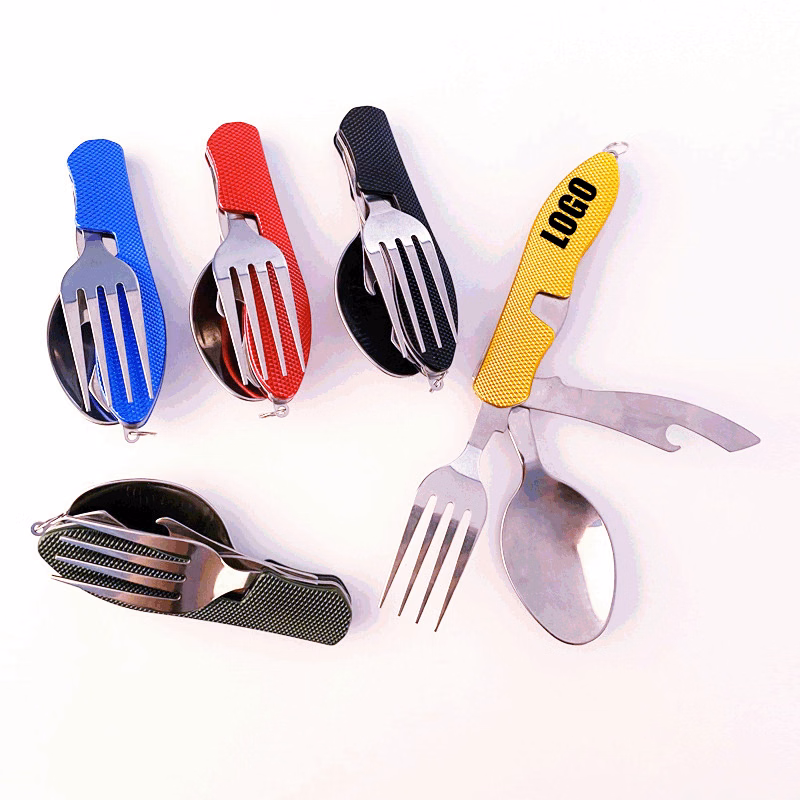 Camping Utensil Set/Portable Stainless Steel Spoon, Fork, Knife