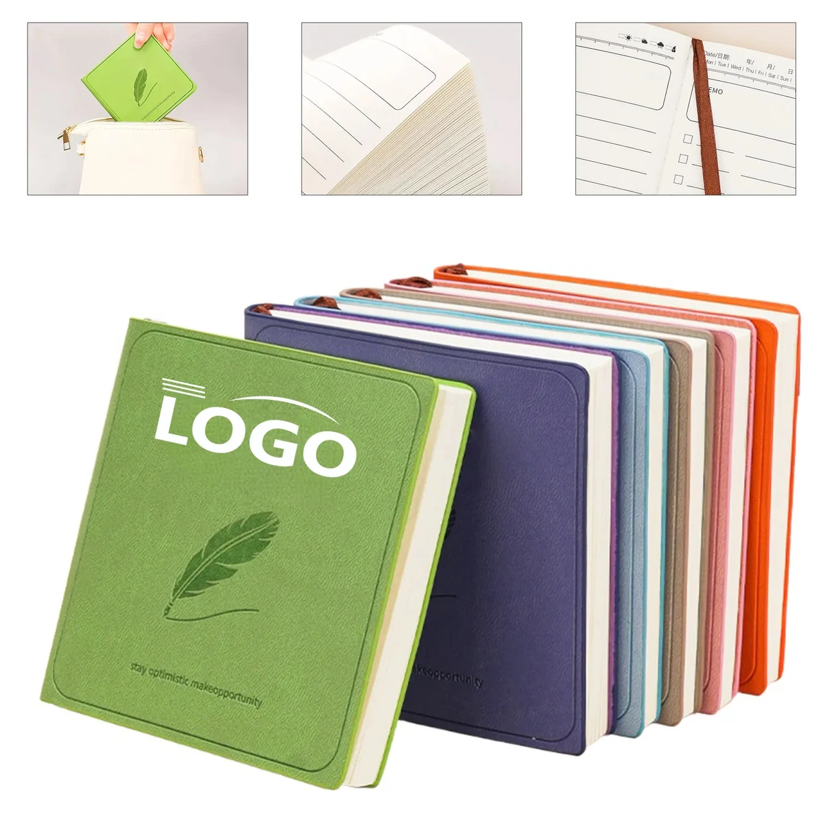 Custom A7 PU Notebook, Pocket Portable Planner 1