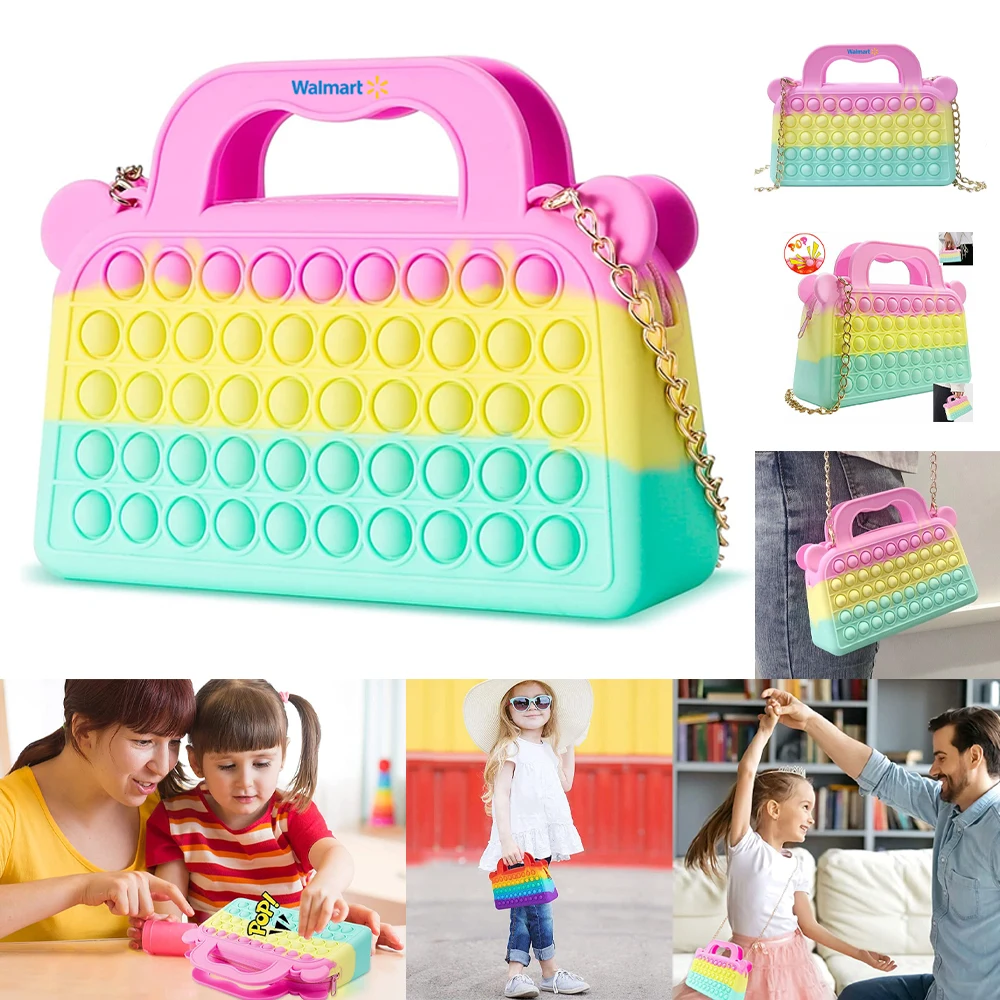 Pop-It Purse w/ Decorated Handles 1